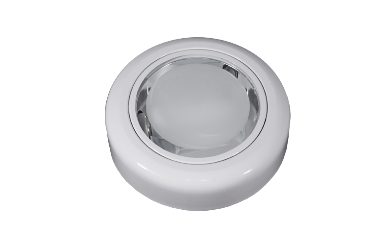 Surface-mounting Downlight, glass diffuser, 1xE27