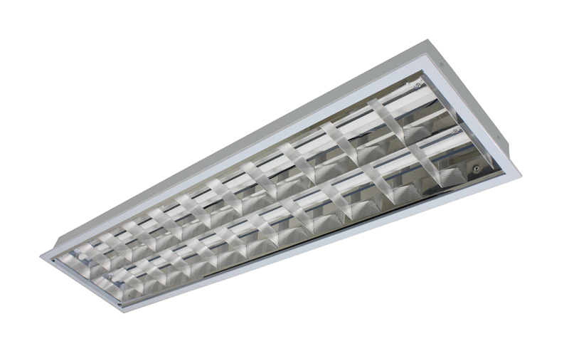 Recess Mounted Louver for T5 Flourescent tube