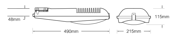 LED โคมไฟถนน